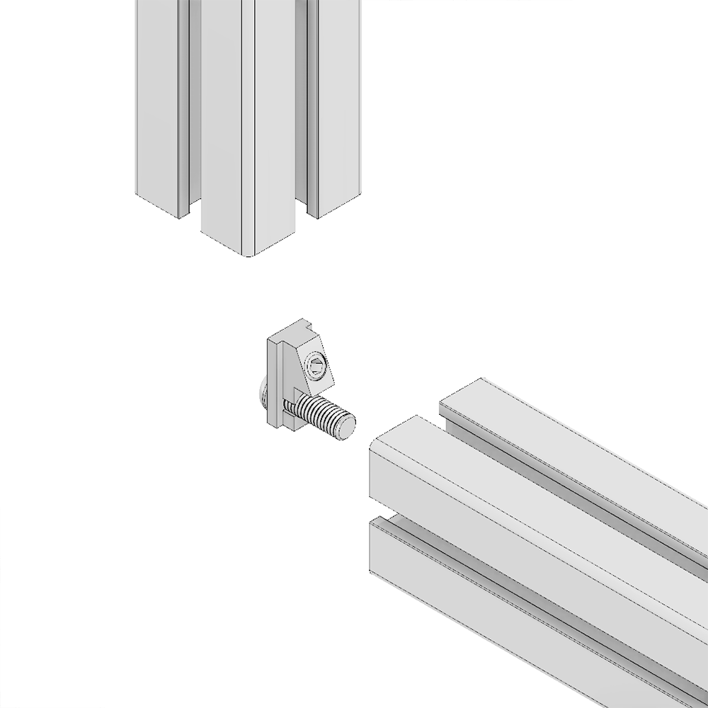 41-002-3 MODULAR SOLUTIONS SPEEDLOCK, M5 SOCKET, STAINLESS STEEL  HIDDEN PROFILE FASTNER